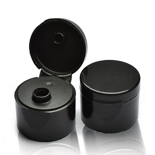 20mm Black Flip-Top Screw Cap