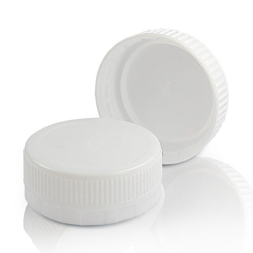 38mm White T/E Juice Bottle Cap 