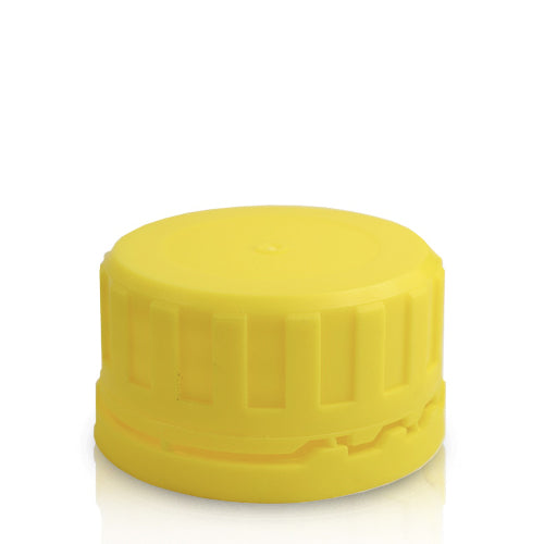Yellow Thread Cap 38mm T/E Yellow Screw Cap – Caps For Bottles