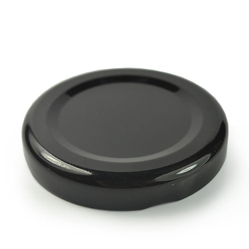 48mm Black Metal Twist-Off Lid