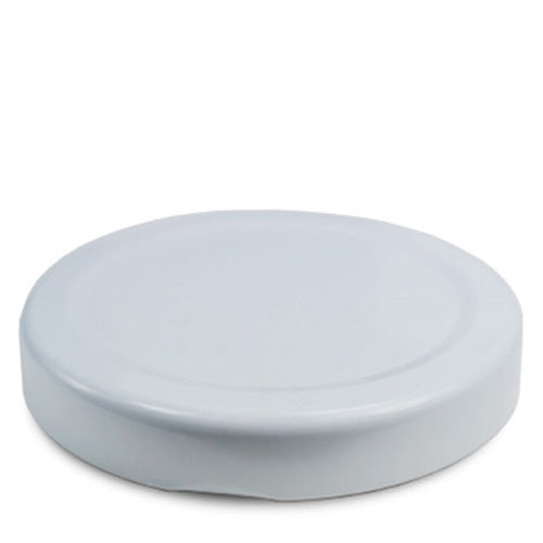 63mm White Metal Twist-Off Lids 