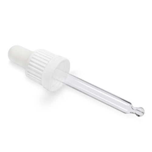 18mm White T/E Glass Pipette (10ml) 